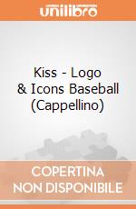 Kiss - Logo & Icons Baseball (Cappellino) gioco