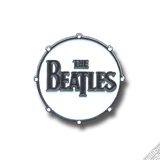 Beatles (The): Medium Drum Drop T Logo (Spilla Badge) gioco di Rock Off