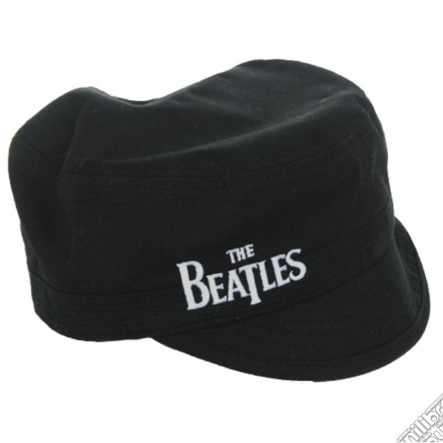 Beatles (The) - Drop T Logo Black (Cappello Militare) gioco di Rock Off
