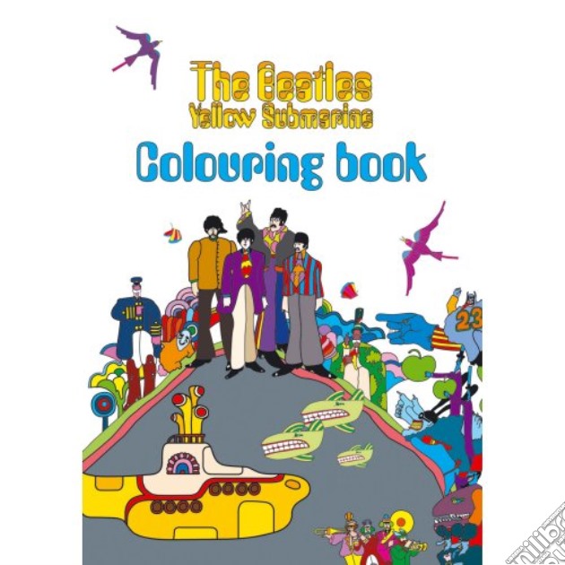 Beatles (The): Yellow Submarine (Libro Da Colorare) gioco di Rock Off