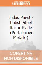 Judas Priest - British Steel Razor Blade (Portachiavi Metallo) gioco di Rock Off