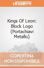 Kings Of Leon: Block Logo (Portachiavi Metallo) gioco di Rock Off