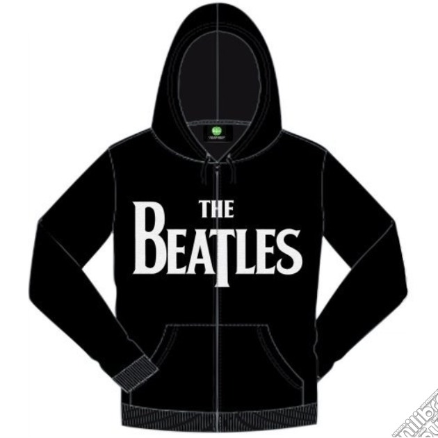 Beatles (The): Drop T Logo (Felpa Con Cappuccio Unisex Tg. 2XL) gioco di Rock Off