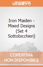 Iron Maiden - Mixed Designs (Set 4 Sottobicchieri) gioco di Rock Off