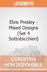 Elvis Presley - Mixed Designs (Set 4 Sottobicchieri) gioco di Rock Off