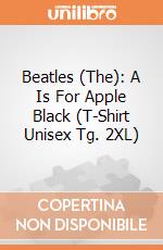 Beatles (The): A Is For Apple Black (T-Shirt Unisex Tg. 2XL) gioco di Rock Off