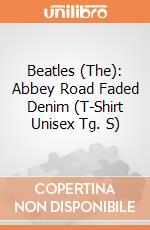 Beatles (The): Abbey Road Faded Denim (T-Shirt Unisex Tg. S) gioco di Rock Off
