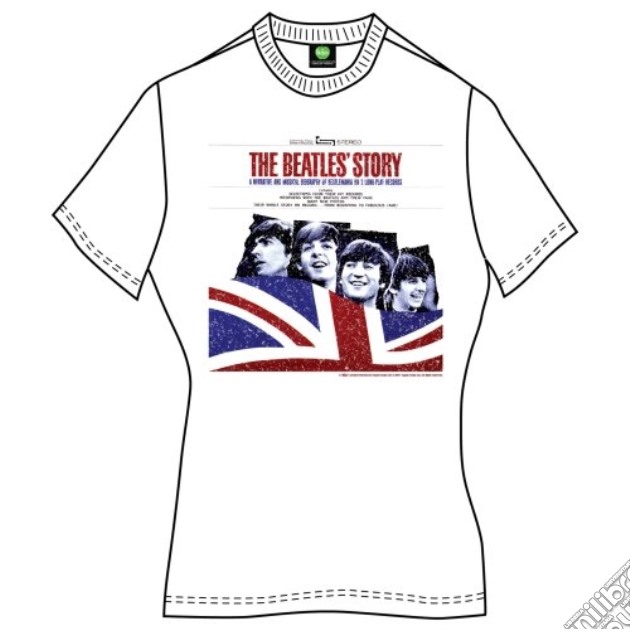 Beatles (The): Story (T-Shirt Donna Tg. S) gioco di Rock Off