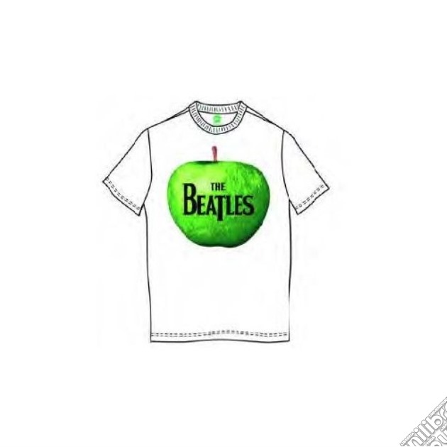 Beatles (The): Apple White (T-Shirt Unisex Tg. M) gioco di Rock Off