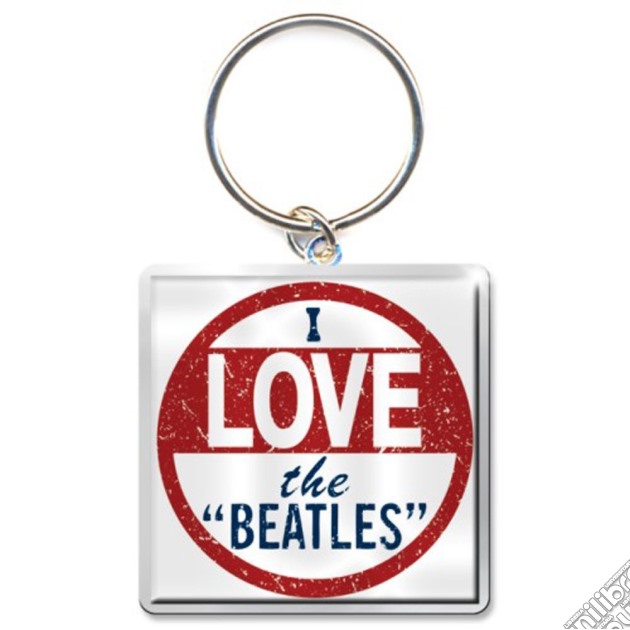Beatles (The) - I Love The Beatles (Portachiavi Metallo) gioco di Rock Off