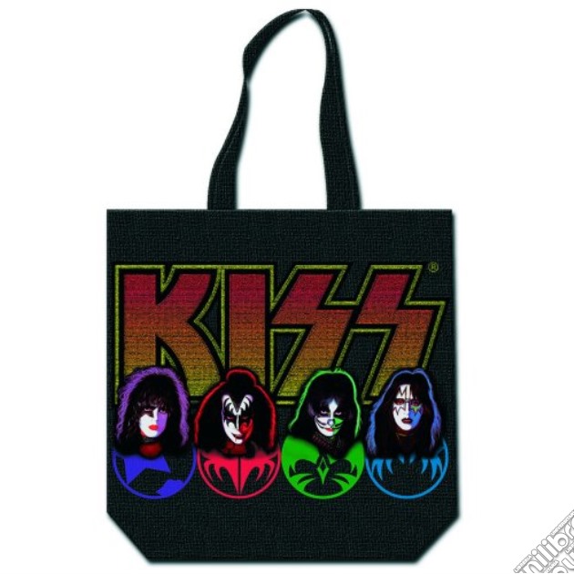 Kiss - Faces & Logo With Zip Top (Borsa Shopping) gioco