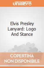 Elvis Presley Lanyard: Logo And Stance gioco di Rock Off