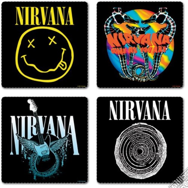 Nirvana - Set Of 4 (Set Sottobicchieri) gioco