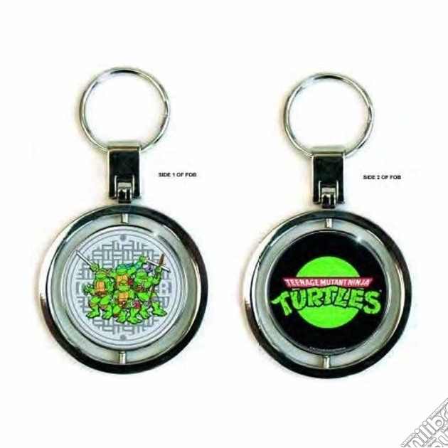 Teenage Mutant Ninja Turtles Spinner Keychain: Tmnt - - - - Accessories Metal Itemskeychains - Premium Keychains,spinner Keychains gioco