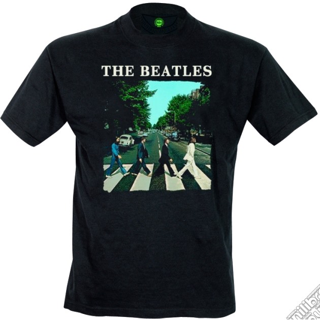 Beatles (The): Abbey Road & Logo (T-Shirt Unisex Tg. S) gioco di Rock Off