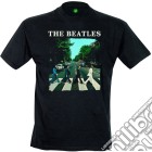 Beatles (The): Abbey Road & Logo (T-Shirt Unisex Tg. M) giochi