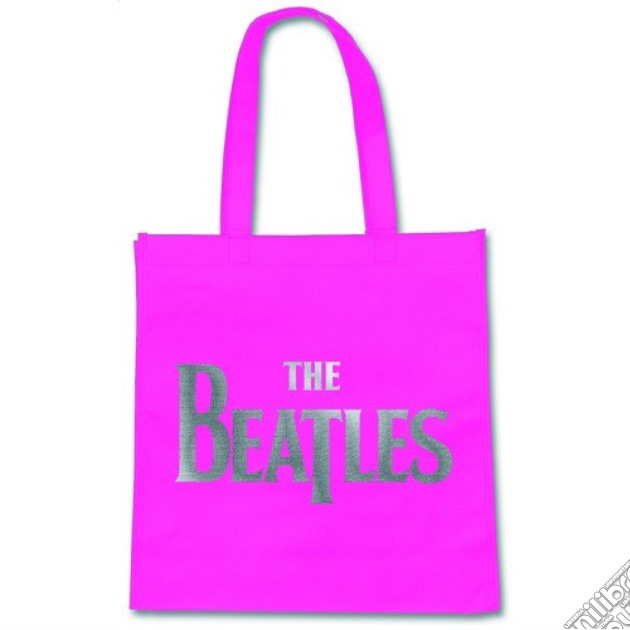 Beatles Eco-shopper: Silver Drop T Logo (borsa) gioco di Rock Off