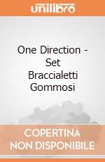One Direction - Set Braccialetti Gommosi gioco di Ambrosiana Trading Company