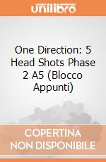 One Direction: 5 Head Shots Phase 2 A5 (Blocco Appunti) gioco di Rock Off