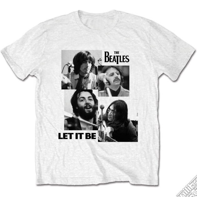 The Beatles Men's Tee: Let It Be (medium) -mens - Medium - White - Apparel Tees & Shirtstee gioco