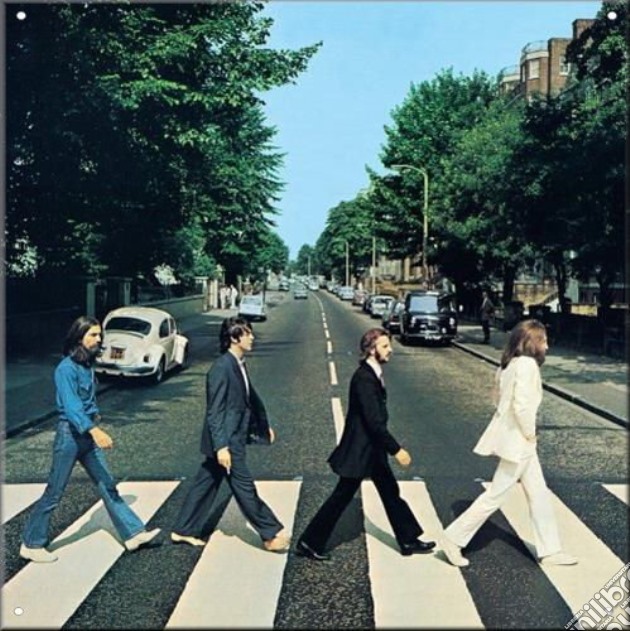 Beatles (The) - Abbey Road (Targa Acciaio da Muro) gioco di Rock Off