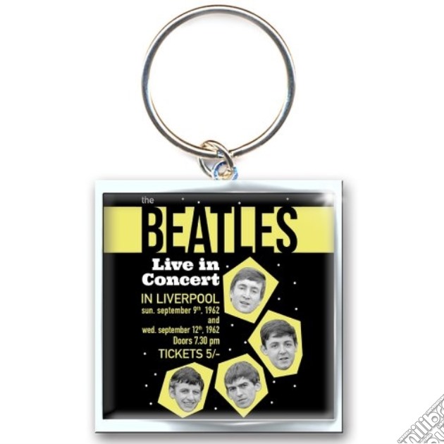 Beatles (The) - Live In Concert (Portachiavi Metallo) gioco di Rock Off