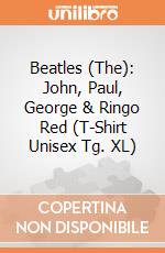 Beatles (The): John, Paul, George & Ringo Red (T-Shirt Unisex Tg. XL) gioco di Rock Off