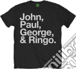 Beatles (The): Rock Off - John, Paul, George & Ringo Black (T-Shirt Unisex Tg. L) giochi