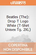 Beatles (The): Drop T Logo White (T-Shirt Unisex Tg. 2XL) gioco di Rock Off