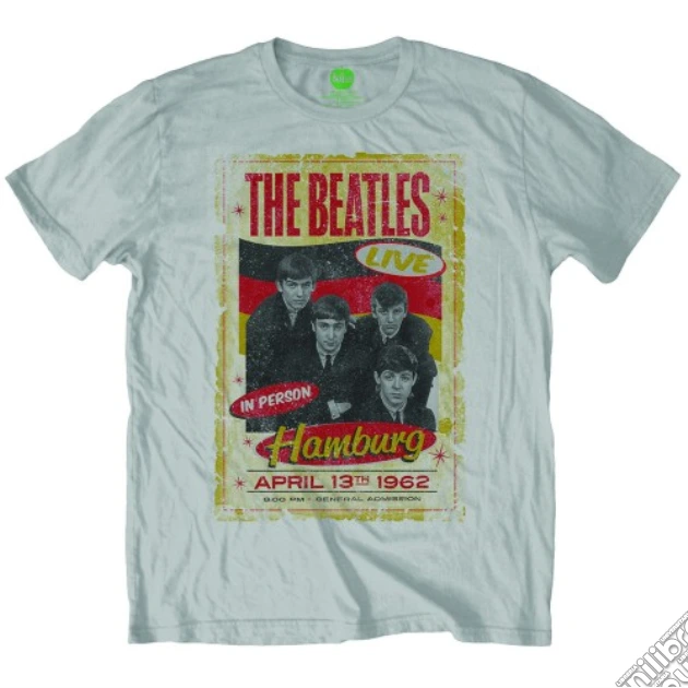 Beatles (The) - Hamburg 1962 Poster (Unisex Tg. S) gioco di Rock Off