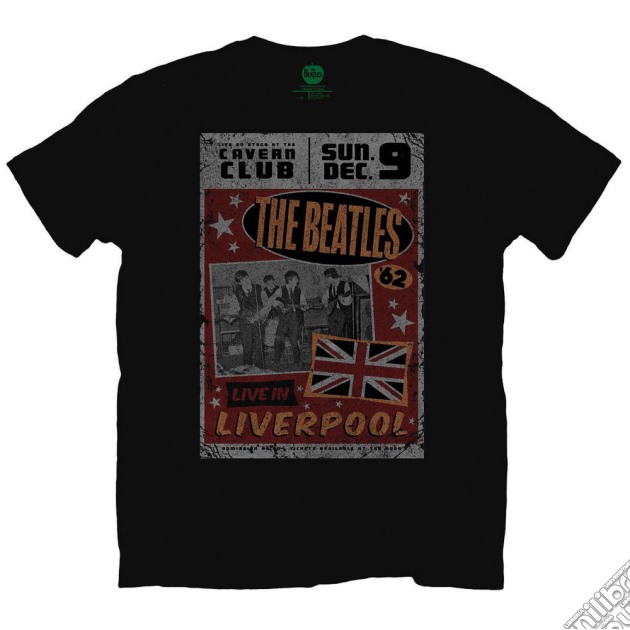 The Beatles Men's Tee: Live In Liverpool (small) -mens - Small - Black - Apparel Tees & Shirtstee gioco