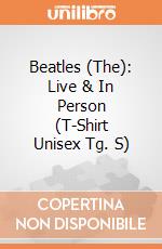 Beatles (The): Live & In Person (T-Shirt Unisex Tg. S) gioco di Rock Off