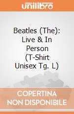 Beatles (The): Live & In Person (T-Shirt Unisex Tg. L) gioco di Rock Off