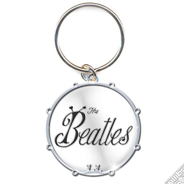 Beatles (The) - Logo & Drum (Portachiavi Metallo) gioco di Rock Off