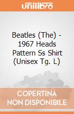 Beatles (The) - 1967 Heads Pattern Ss Shirt (Unisex Tg. L) gioco di Rock Off