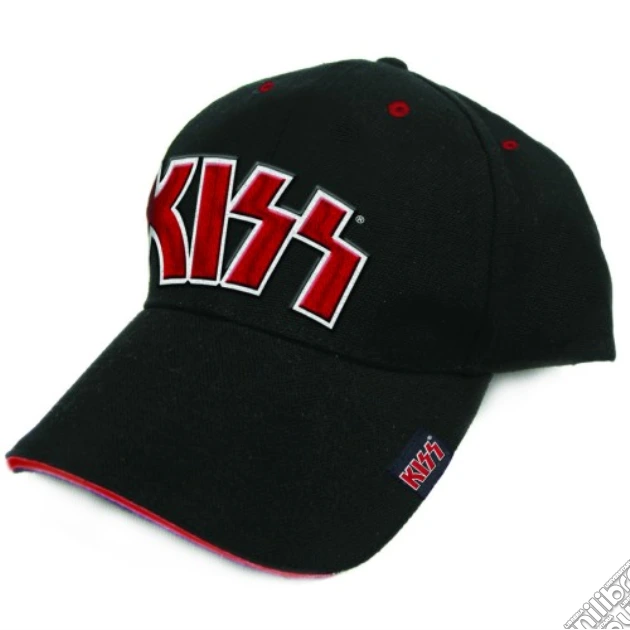 Kiss: Baseball Red On White Logo (Cappellino) gioco