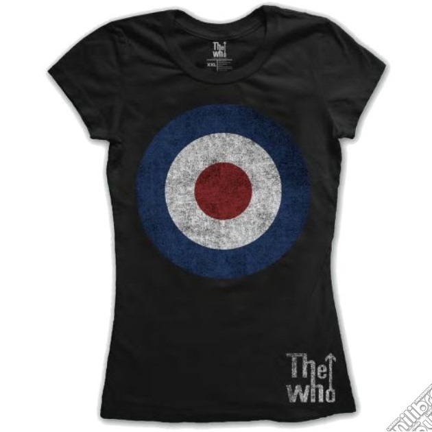 Who (The): Target Distressed (T-Shirt Donna Tg. S) gioco di Rock Off
