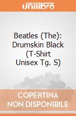 Beatles (The): Drumskin Black (T-Shirt Unisex Tg. S) gioco di Rock Off