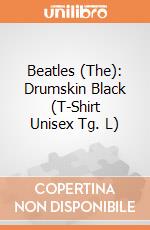 Beatles (The): Drumskin Black (T-Shirt Unisex Tg. L) gioco di Rock Off
