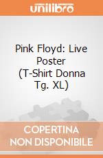 Pink Floyd: Live Poster (T-Shirt Donna Tg. XL) gioco di Rock Off