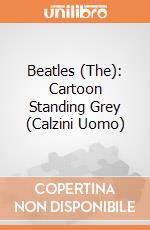 Beatles (The): Cartoon Standing Grey (Calzini Uomo) gioco di Rock Off