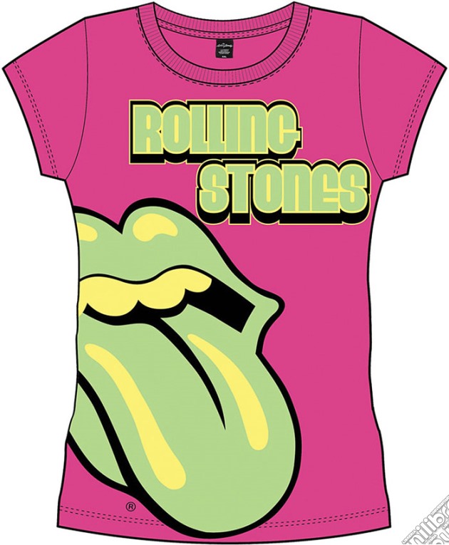 Rolling Stones (The) - Green Tongue Hot Pink Ladies (Donna Tg. M) gioco di Rock Off