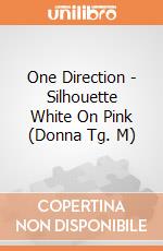 One Direction - Silhouette White On Pink (Donna Tg. M) gioco di Rock Off