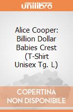 Alice Cooper: Billion Dollar Babies Crest (T-Shirt Unisex Tg. L) gioco di Rock Off