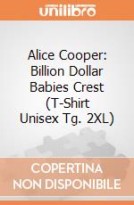 Alice Cooper: Billion Dollar Babies Crest (T-Shirt Unisex Tg. 2XL) gioco di Rock Off