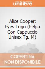 Alice Cooper: Eyes Logo (Felpa Con Cappuccio Unisex Tg. M) gioco di Rock Off