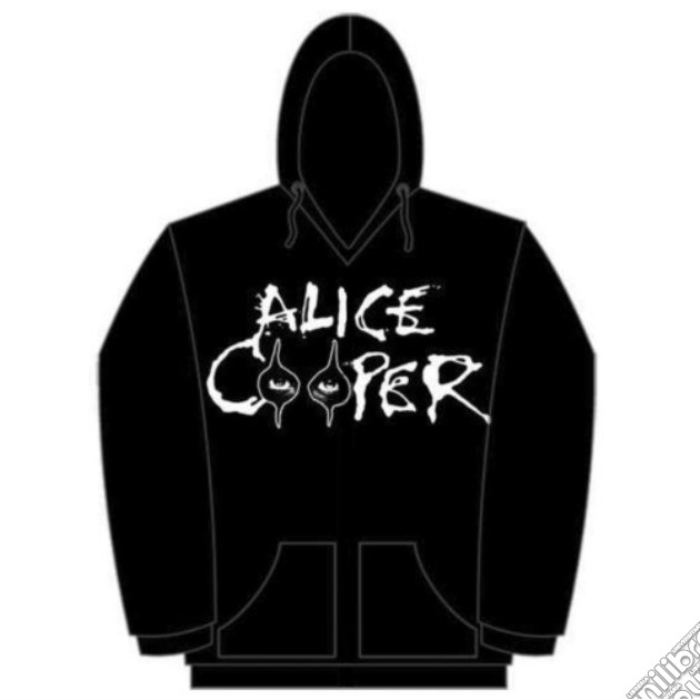 Alice Cooper - Eyes Logo (Felpa Con Cappuccio) (Tg. L) gioco di Rock Off