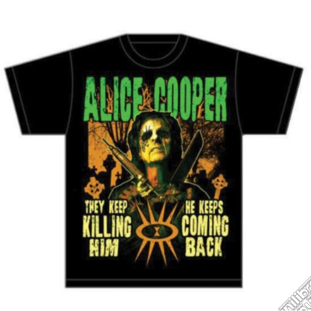Alice Cooper: Graveyard (T-Shirt Unisex Tg. S) gioco di Rock Off