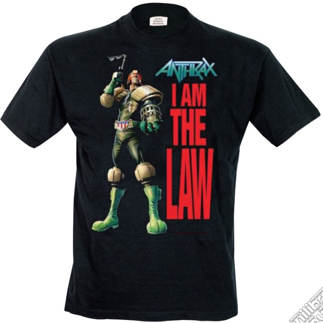 Anthrax: I Am The Law (T-Shirt Unisex Tg. L) gioco di Rock Off