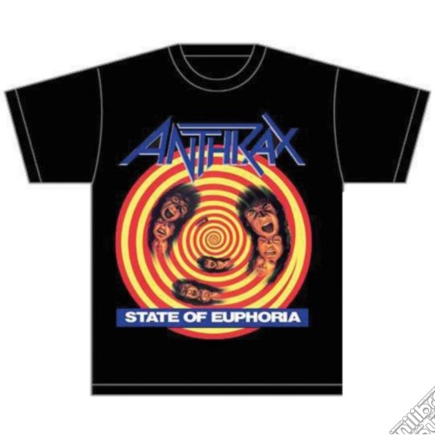 Anthrax: State Of Euphoria (T-Shirt Unisex Tg. S) gioco di Rock Off